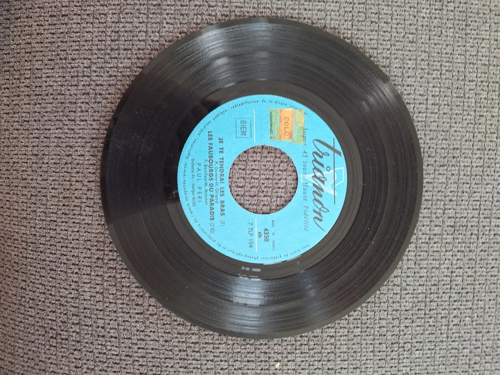Trianon 4350 super 45 rpm record – photo 3